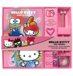 Set papeleria cuaderno + accesorios hello kitty