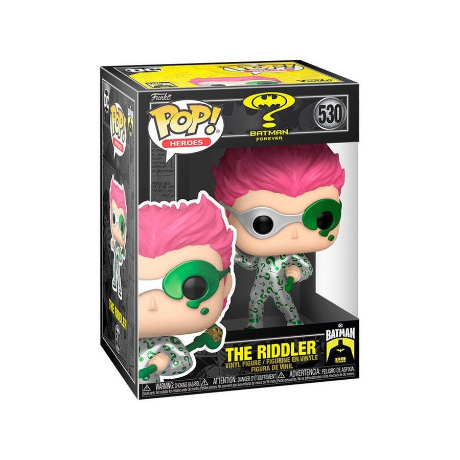 Figura pop dc comics batman forever the riddler