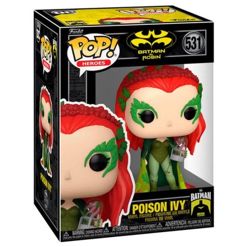 Figura pop dc comics batman y robin poison ivy