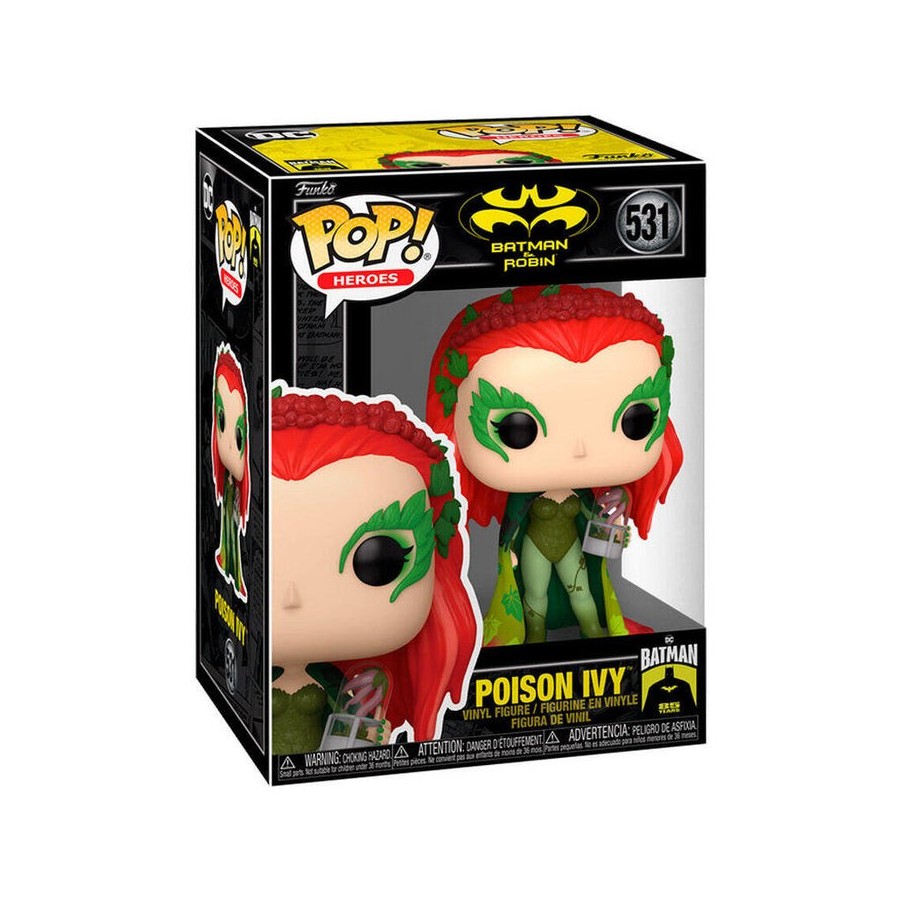 Figura pop dc comics batman y robin poison ivy