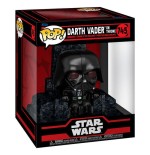 Figura pop deluxe star wars darth vader on throne
