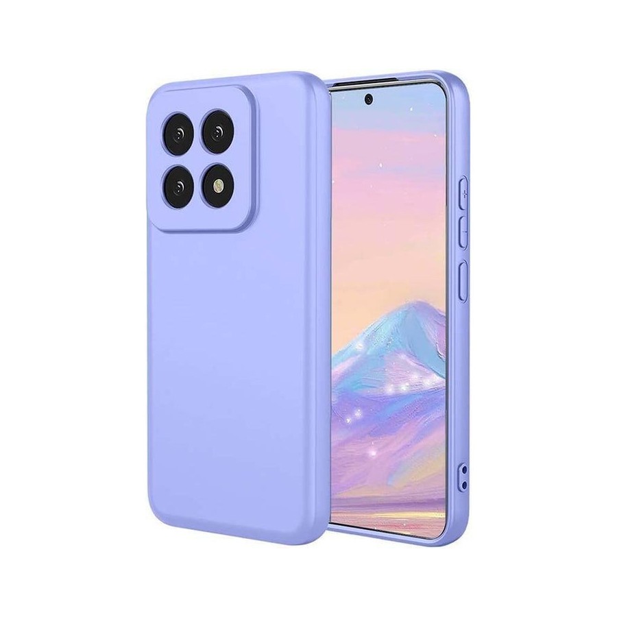 Funda xiaomi 14t pro square liquid premium lavanda