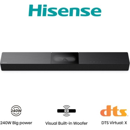 Hisense hs2000 altavoz soundbar 2.1 canales 240 w