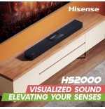 Hisense hs2000 altavoz soundbar 2.1 canales 240 w