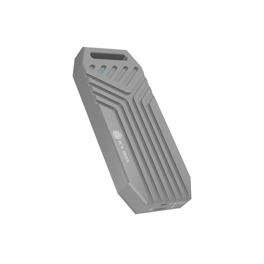 Caja icy box ib-1919m-c42 usb4 m.2 nvme plateada 61113
