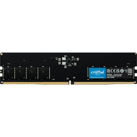 Memoria ddr5 16gb crucial bulk dimm 5600 mhz pc5 44800 cl46