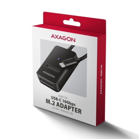 Adm2-cm usb-c adapter   gen 2 m.2 nvme/sata ssd