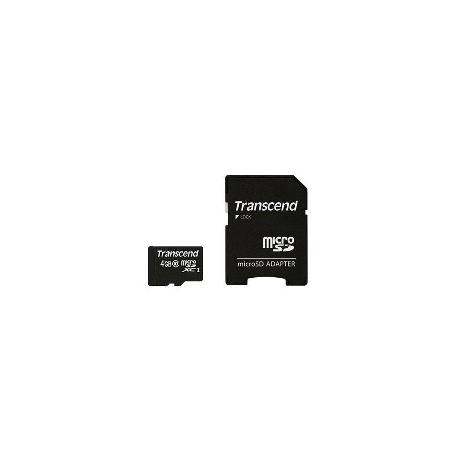 Transcend ts4gusdhc10 microsdhc 4 gb clase 10