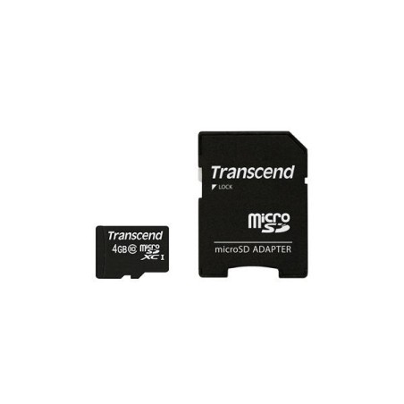 Transcend ts4gusdhc10 microsdhc 4 gb clase 10