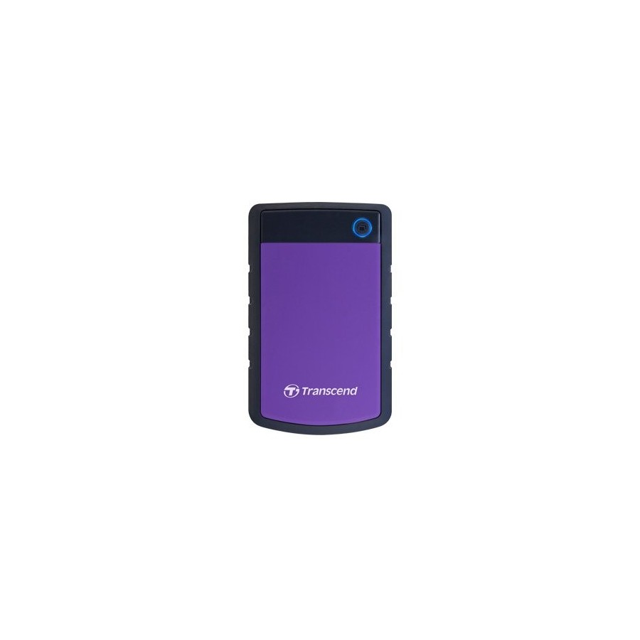 Disco externo hdd transcend storejet 25h3 4000 gb negro, púrpura