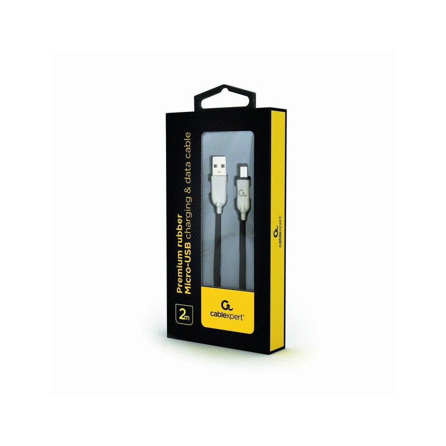 Gembird cable usb usb 2.0 micro-usb b usb a negro cc-usb2r-ammbm-2m