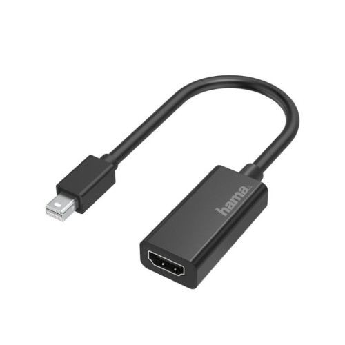 Hama 00200332 adaptador mini displayport hdmi negro