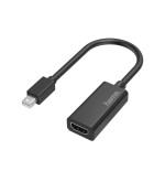 Hama 00200332 adaptador mini displayport hdmi negro