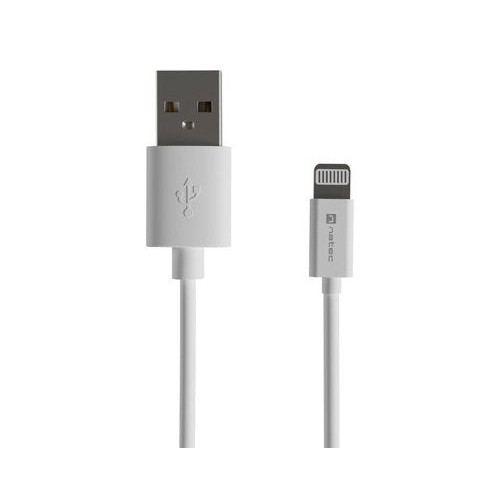 Cable lightning(m)-usb-a(m)  2m white mfi prat