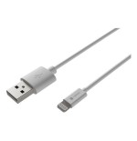 Cable lightning(m)-usb-a(m)  2m white mfi prat