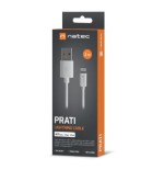 Cable lightning(m)-usb-a(m)  2m white mfi prat