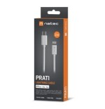Cable  lightning(m)-usb-c(m) 2m white mfi prat