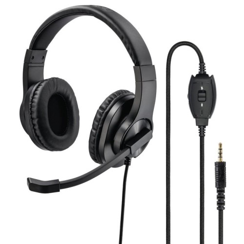 Auriculares hama hs-p350 alámbrico juego negro