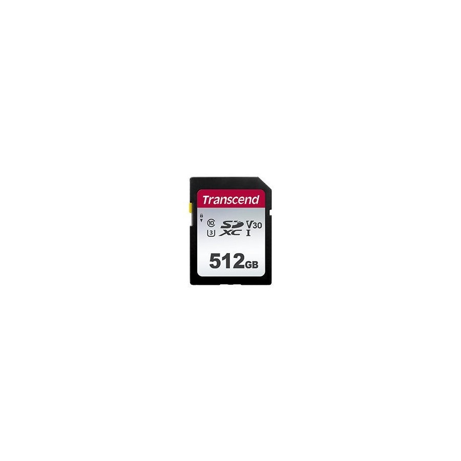 Transcend 300s memoria flash 512 gb sdxc clase 10 nand