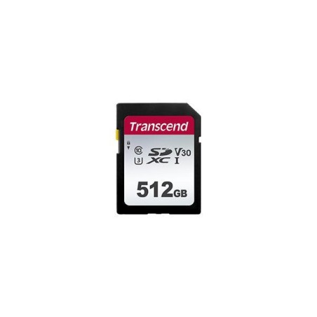 Transcend 300s memoria flash 512 gb sdxc clase 10 nand