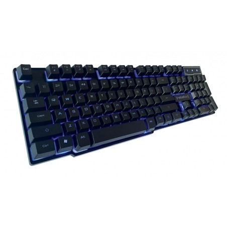 Teclado inglés + ratón rebeltec sherman usb qzerty negro