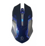 Teclado inglés + ratón rebeltec sherman usb qzerty negro