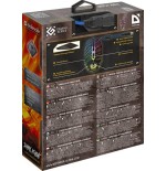 Defender dark agent gm-590l ratón mano derecha usb tipo a óptico 12800 dpi