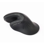Raton optico inalambrico gembird ergonomico de 6 botones, negro