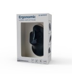 Raton optico inalambrico gembird ergonomico de 6 botones, negro