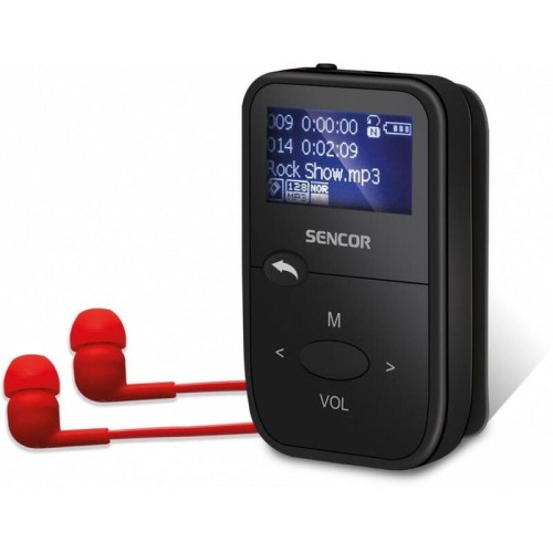 Sencor sfp 4408bk  mp3 player 8gb fm