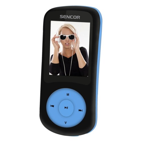 Sencor sfp 5870 bbu reproductor mp3/mp4 reproductor de mp3 negro, azul 8 gb