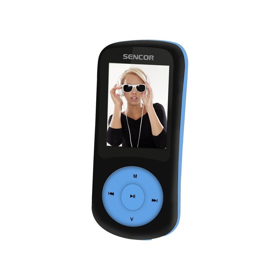 Sencor sfp 5870 bbu reproductor mp3/mp4 reproductor de mp3 negro, azul 8 gb