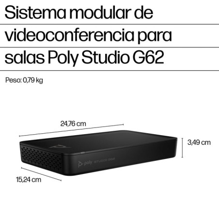 Poly sistema de videoconferencia studio g62