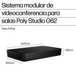 Poly sistema de videoconferencia studio g62