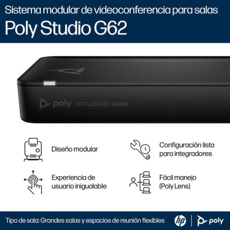 Poly sistema de videoconferencia studio g62