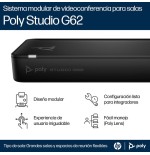 Poly sistema de videoconferencia studio g62