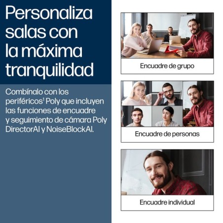 Poly sistema de videoconferencia studio g62