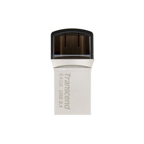 Pendrive transcend 64gb jetflash 890 usb3.1 typ-c + typ-a