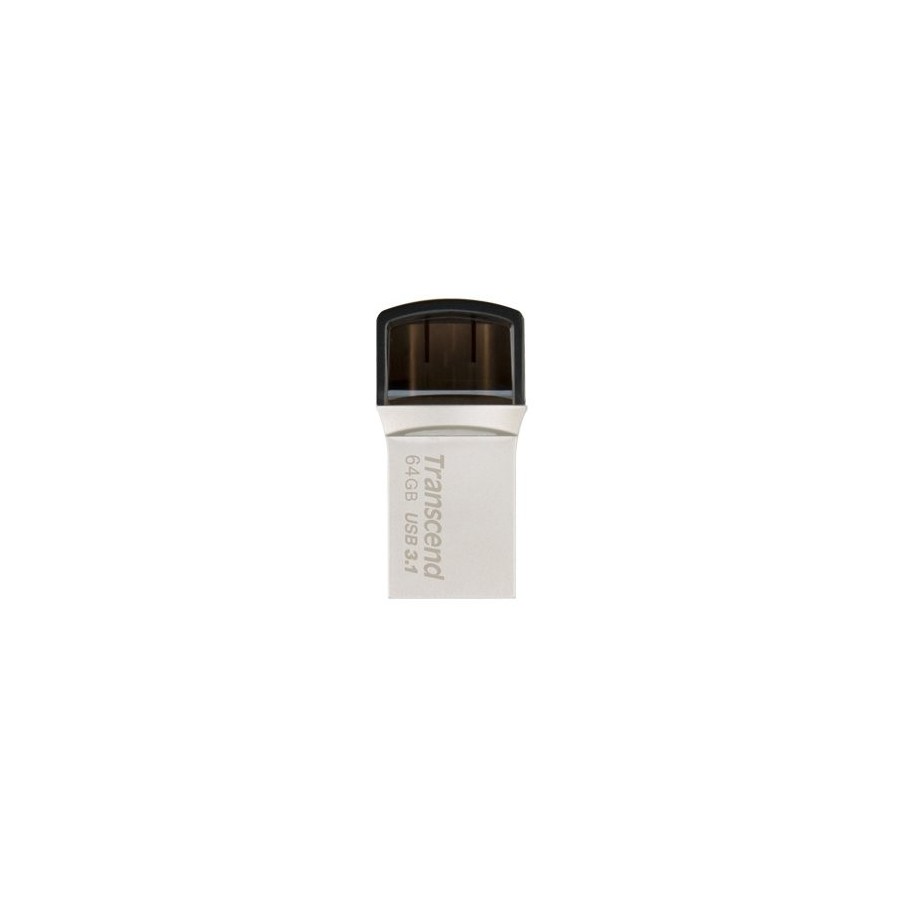Pendrive transcend 64gb jetflash 890 usb3.1 typ-c + typ-a