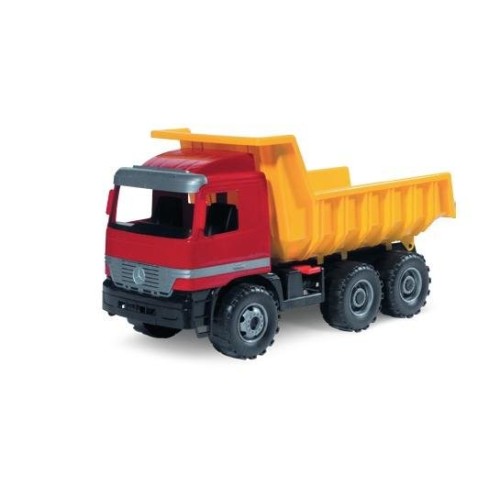 Lena toys mercedes camión volquete rojo y amarillo vehículo de juguete 63 cm