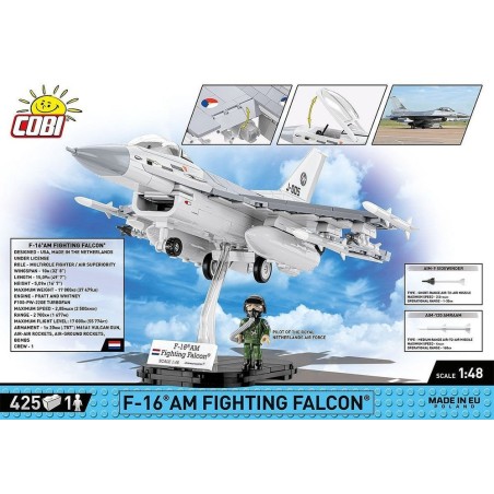 Cobi f-16am fighting falcon, toys de diseño cobi-5896