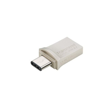 Pendrive transcend 64gb jetflash 890 usb3.1 typ-c + typ-a