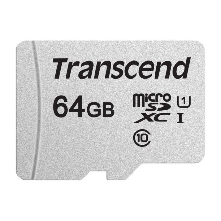 Transcend 300s memoria flash 64 gb microsdxc clase 10 nand