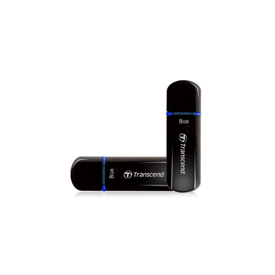 Pendrive transcend jetflash 600 8gb usb2.0 blue read 32 mbyte/s write 12 mbyte/s