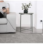 Aukey cb-al05 cable lightning usb de carga rápida de nailon   2m   certificado apple mfi