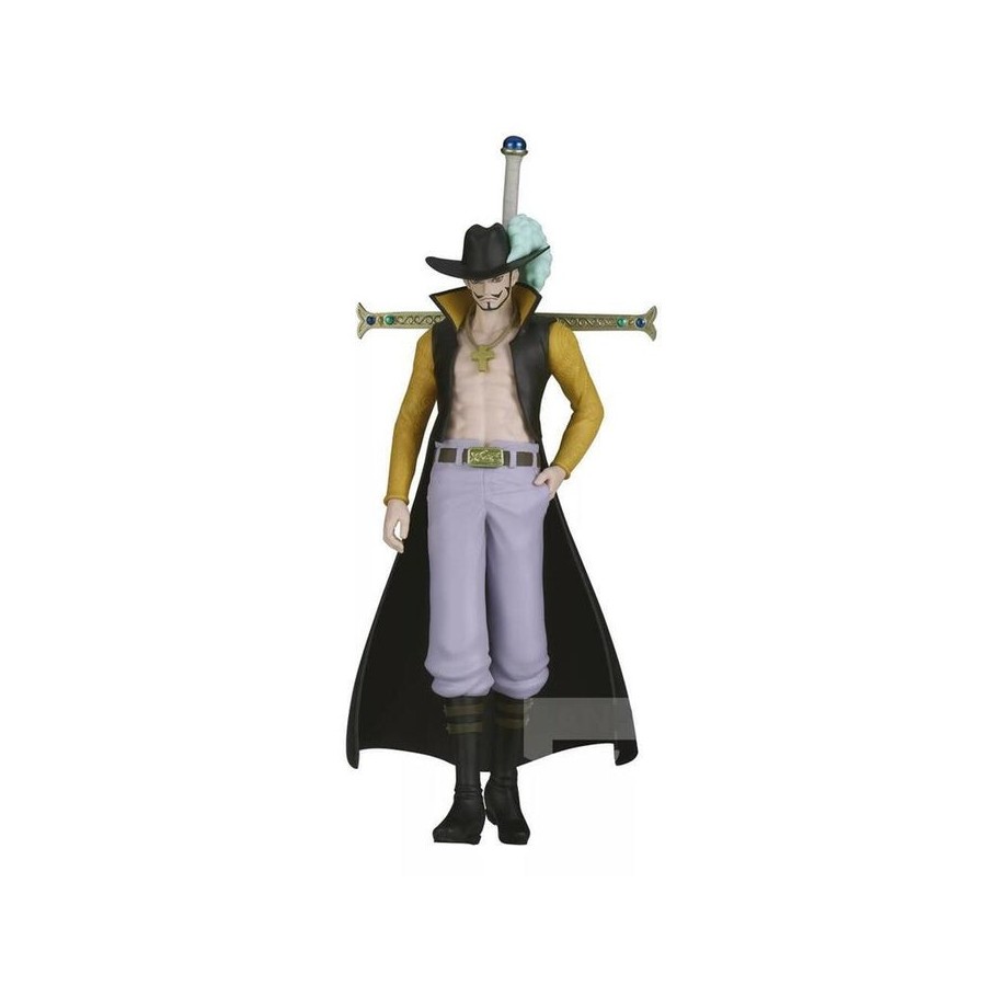 Figura banpresto one piece the shukko dracule mihawk 16cm