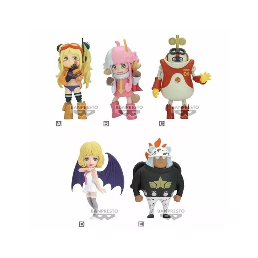 Figura banpresto one piece world collectable egg head 5 unidad aleatoria