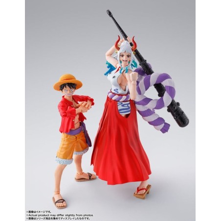 Figura tamshii nations yamato one piece bounty rush 5th anniversary ver. extra battle 21 cm bounty