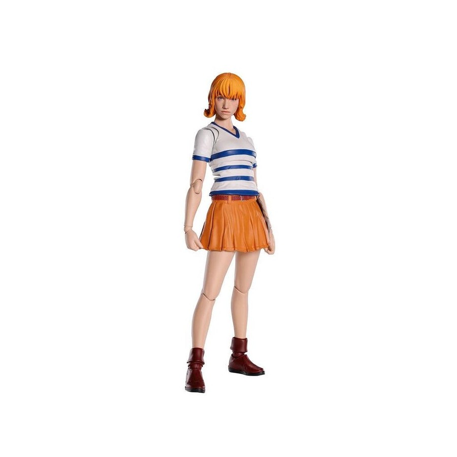 Figura tamashii nations one piece netflix series nami fig. 15 cm sh figuarts