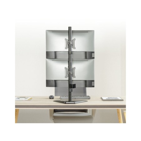Soporte de mesa con base equip 650128 para 2 pantallas 13"-32" doble brazo vesa standard hasta 9kg p